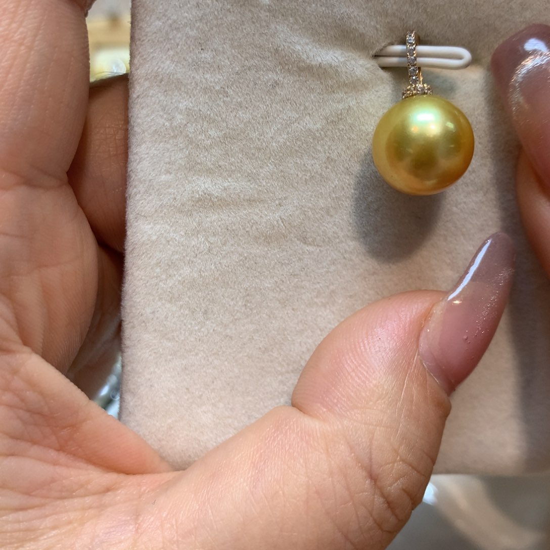 海水珍珠颈饰14K金镶嵌