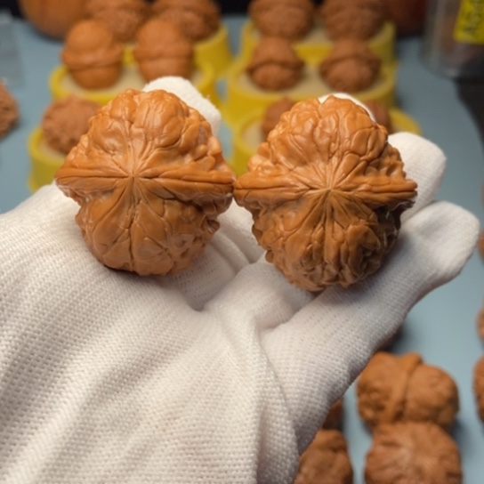 吊坠文玩核桃金蟾尊精对 35 37