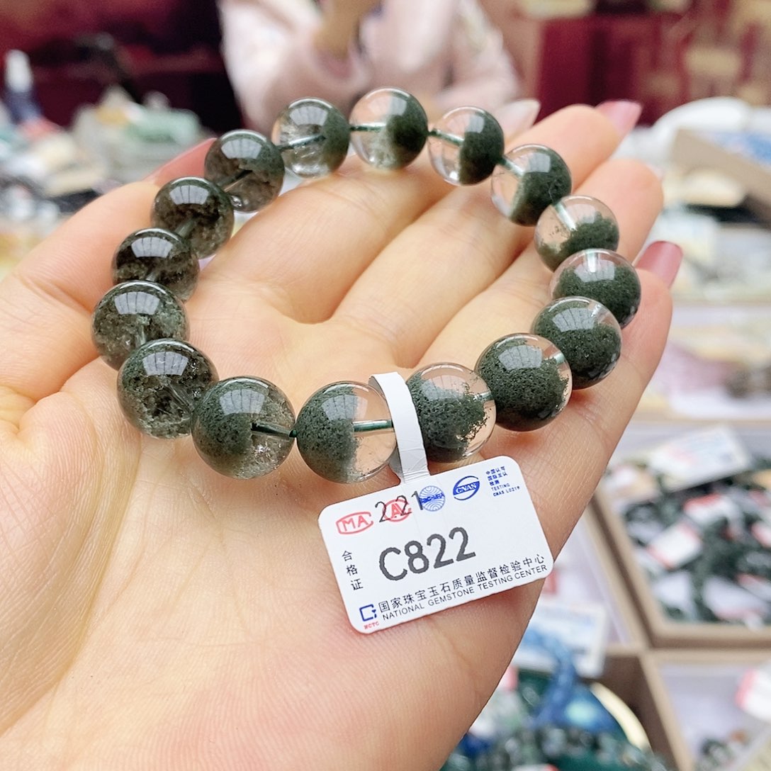 水晶手链未镶嵌梦***?C822聚宝盆顶好12.9m