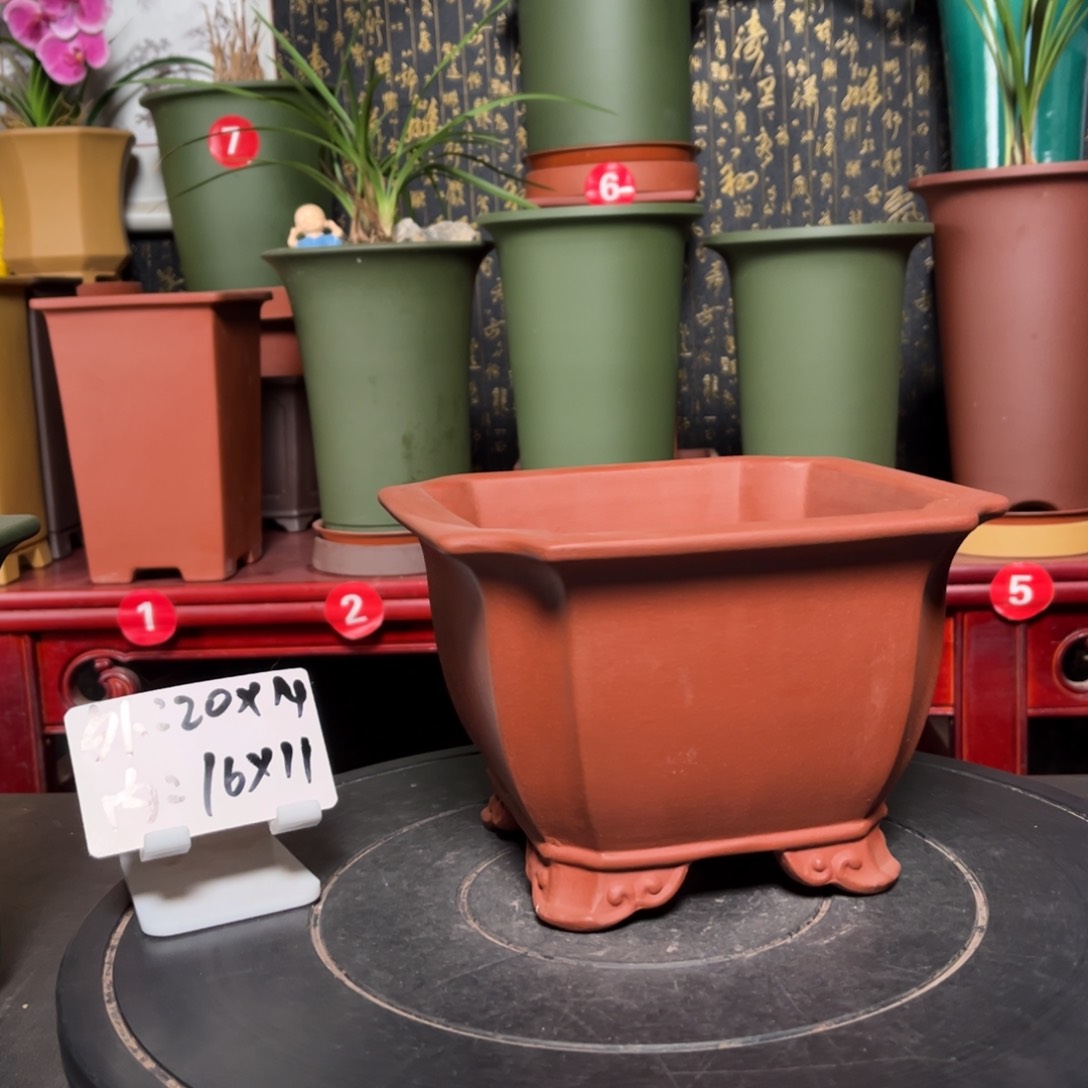 紫砂花盆紫砂花盆