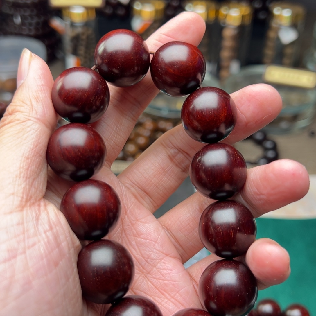 檀香紫檀（小叶紫檀）手串/手链2.0泥料带星氧化特价款