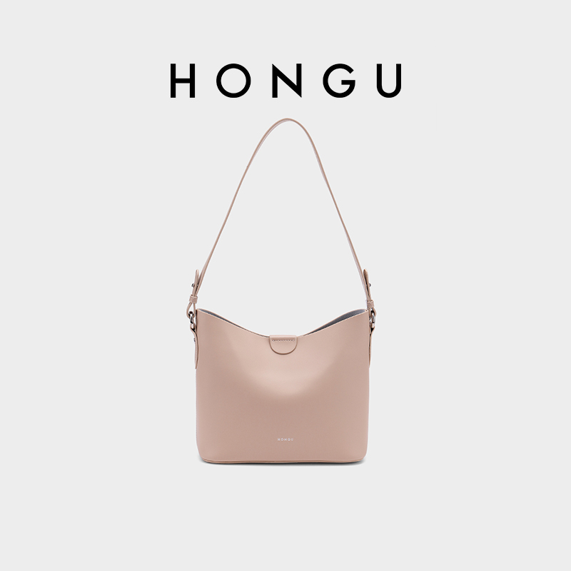 HONGU/红谷水桶包爆款休闲单肩斜挎包H5176804X