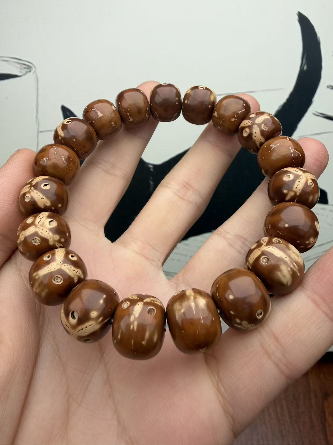 紫金鼠半实心鬼脸