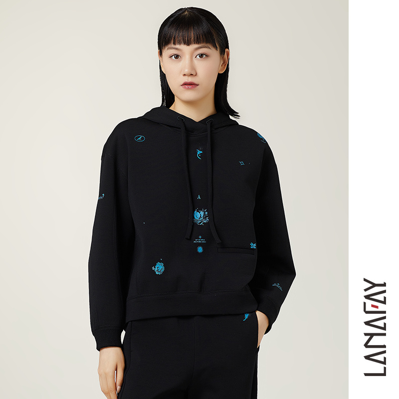 啦娜菲LANAFAY冬款印花上衣1D147