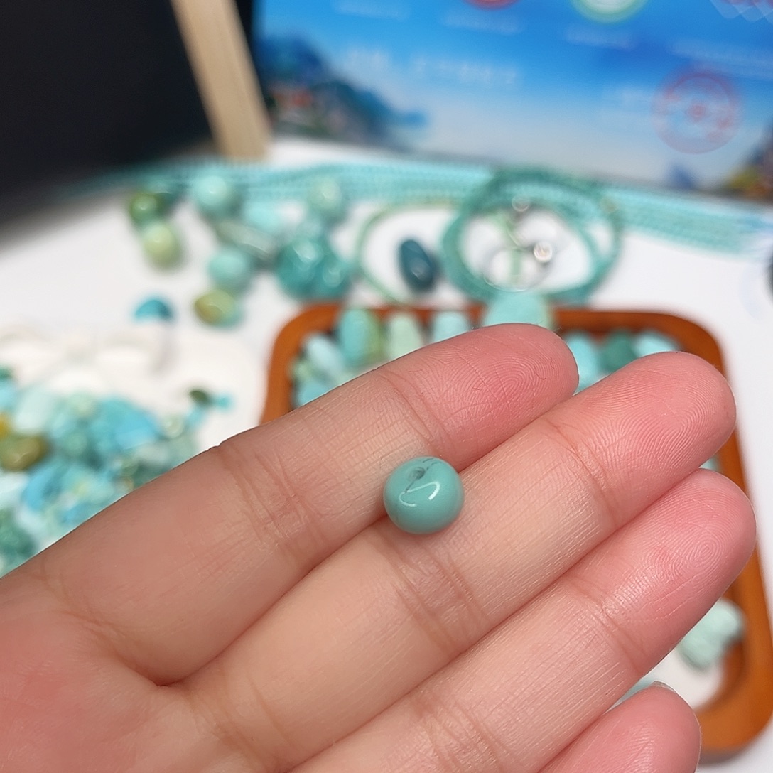 绿松石未镶嵌珠宝半成品