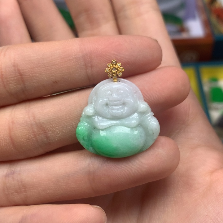 翡翠银S925镶嵌颈饰翡翠