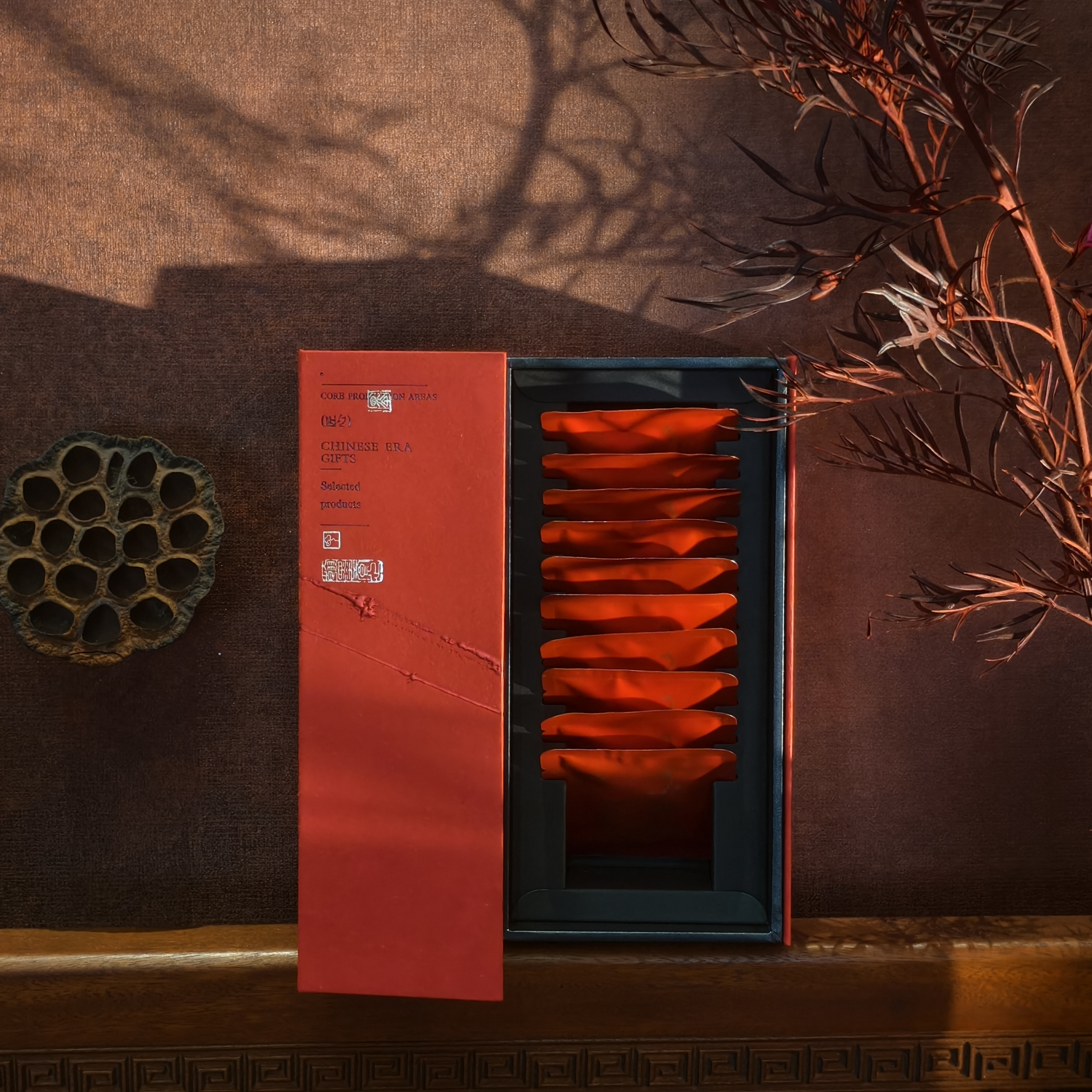 【爱上莲心】摩诘纳福老班章熟茶（10片）+摩诘纳福净化香