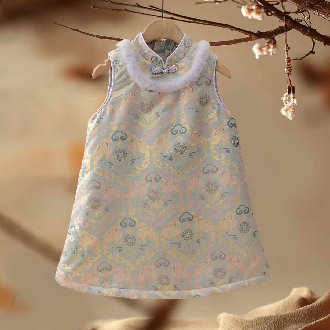 YF885国风儿童长裙