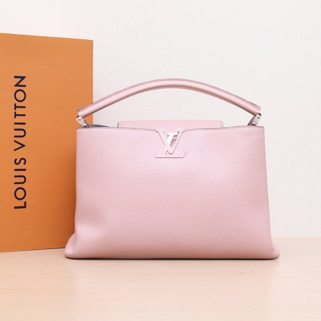 95新 LouisVuitton/路易威登 单肩包中号 36 粉色 2015P244896063