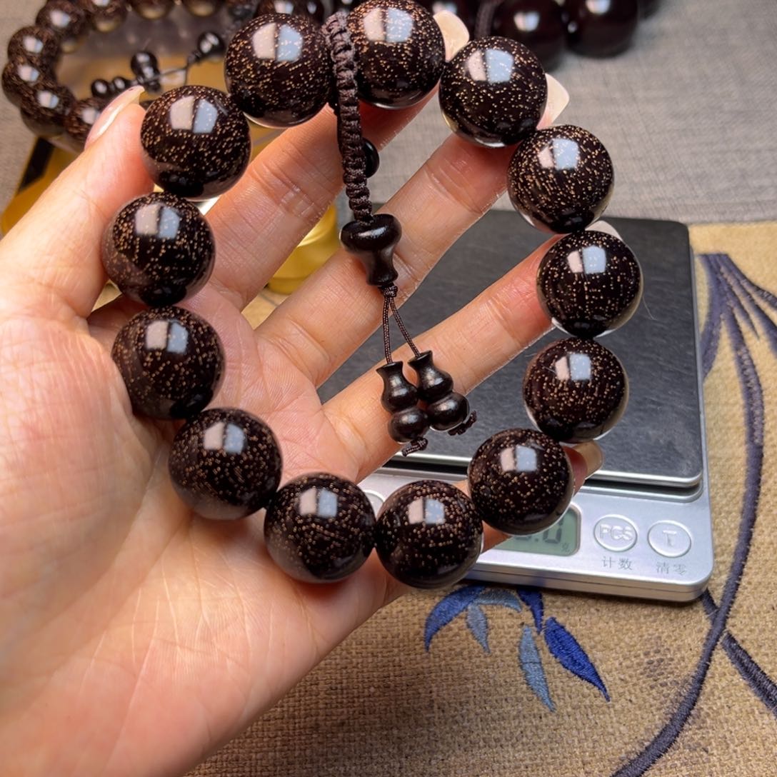 檀香紫檀（小叶紫檀）1.8 13颗爆星