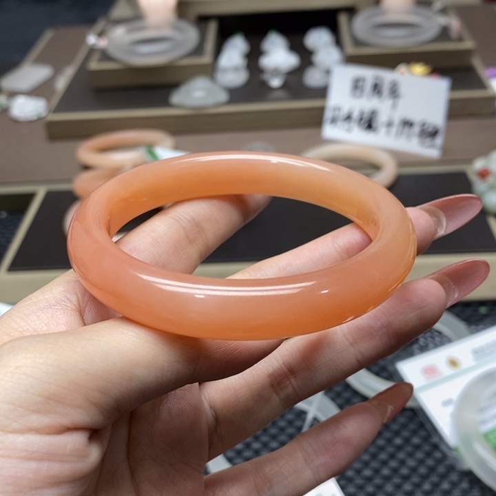 石英质玉手镯未镶嵌沙*姜