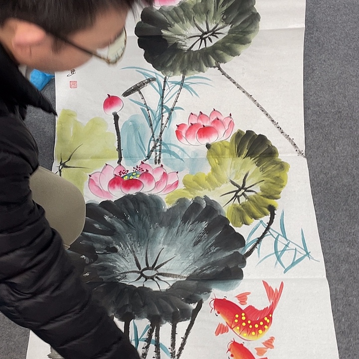 国画今天上午作品展示