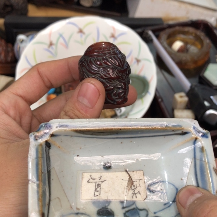 陶瓷孤品单件车里拍