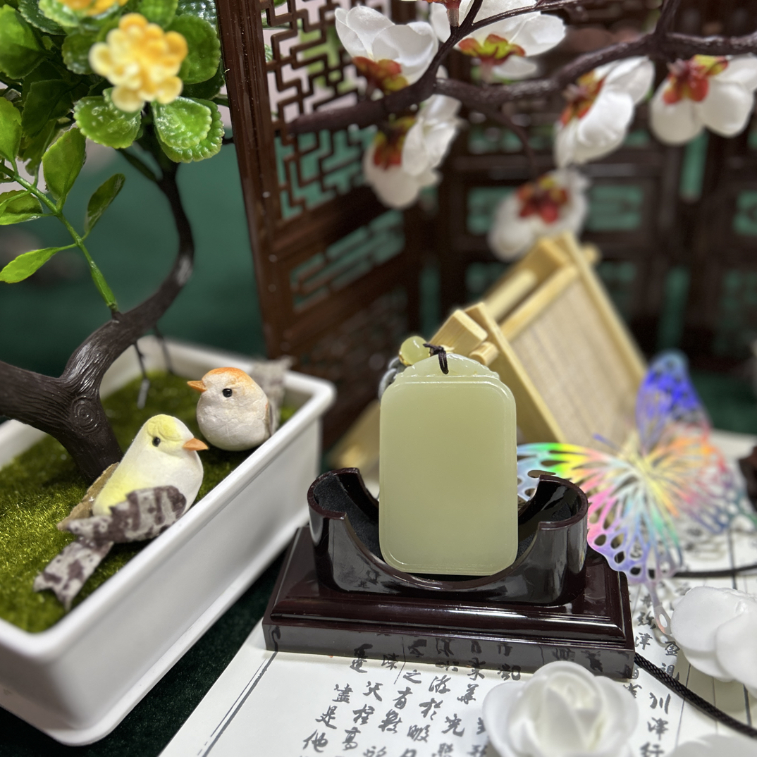 【粉丝专属】天圆地方无事牌 配绳子带礼盒平安无事牌