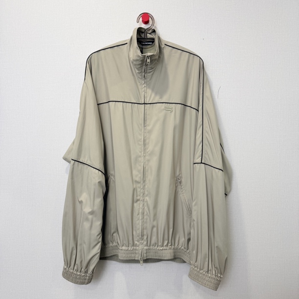 未使用 Balenciaga/巴黎世家 灰色立领冲锋衣夹克 尺码:44 10198