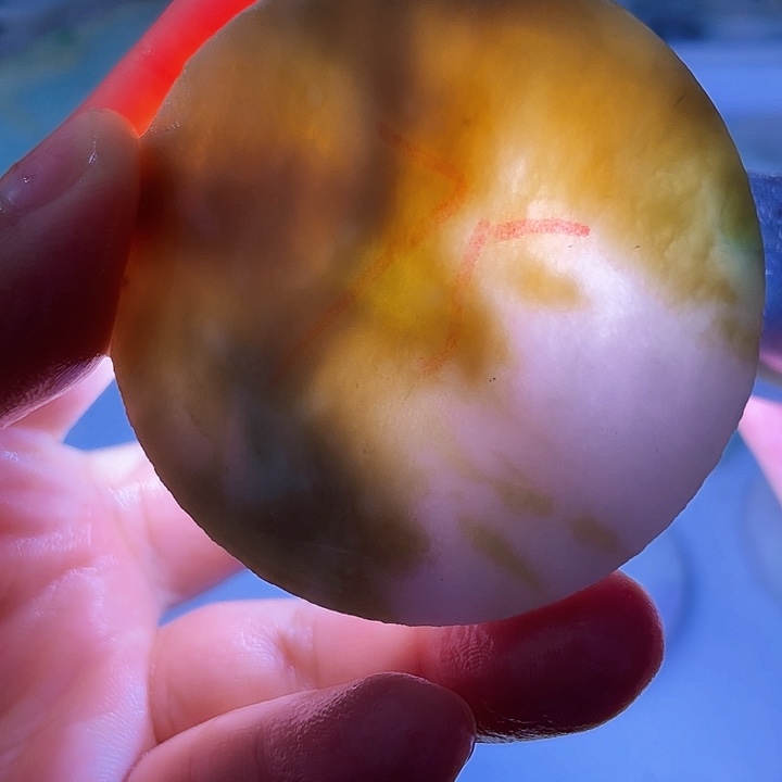 翡翠颈饰未镶嵌毛料7