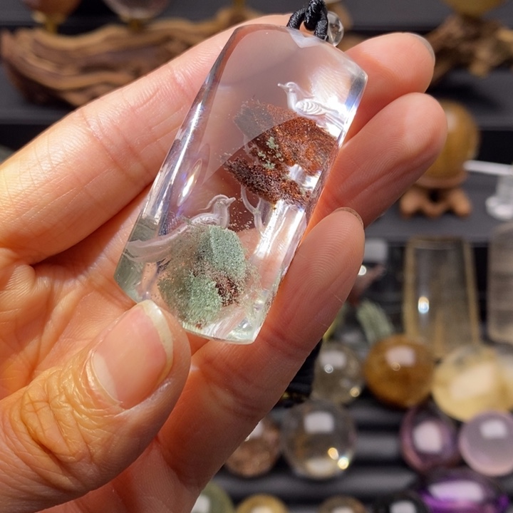 水晶幽灵无事牌情人节限定款未镶嵌