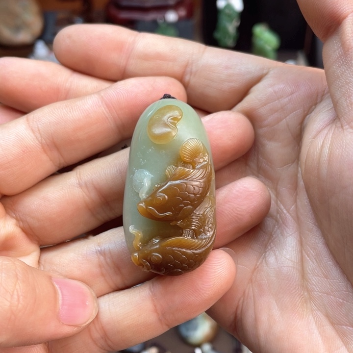 和田玉吊坠(不含链)未镶嵌