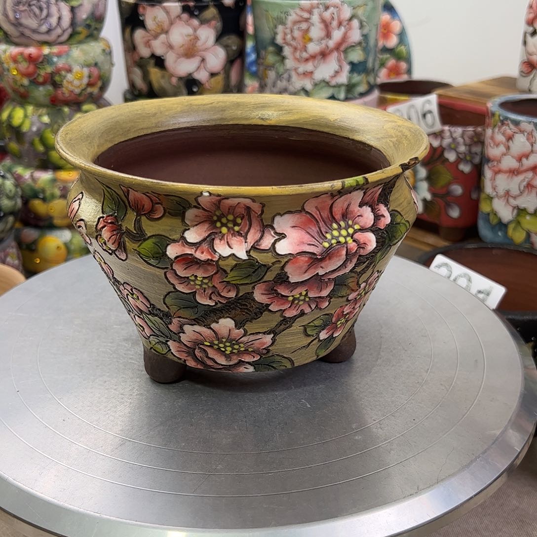 景德镇陶瓷花盆景德镇陶瓷花盆