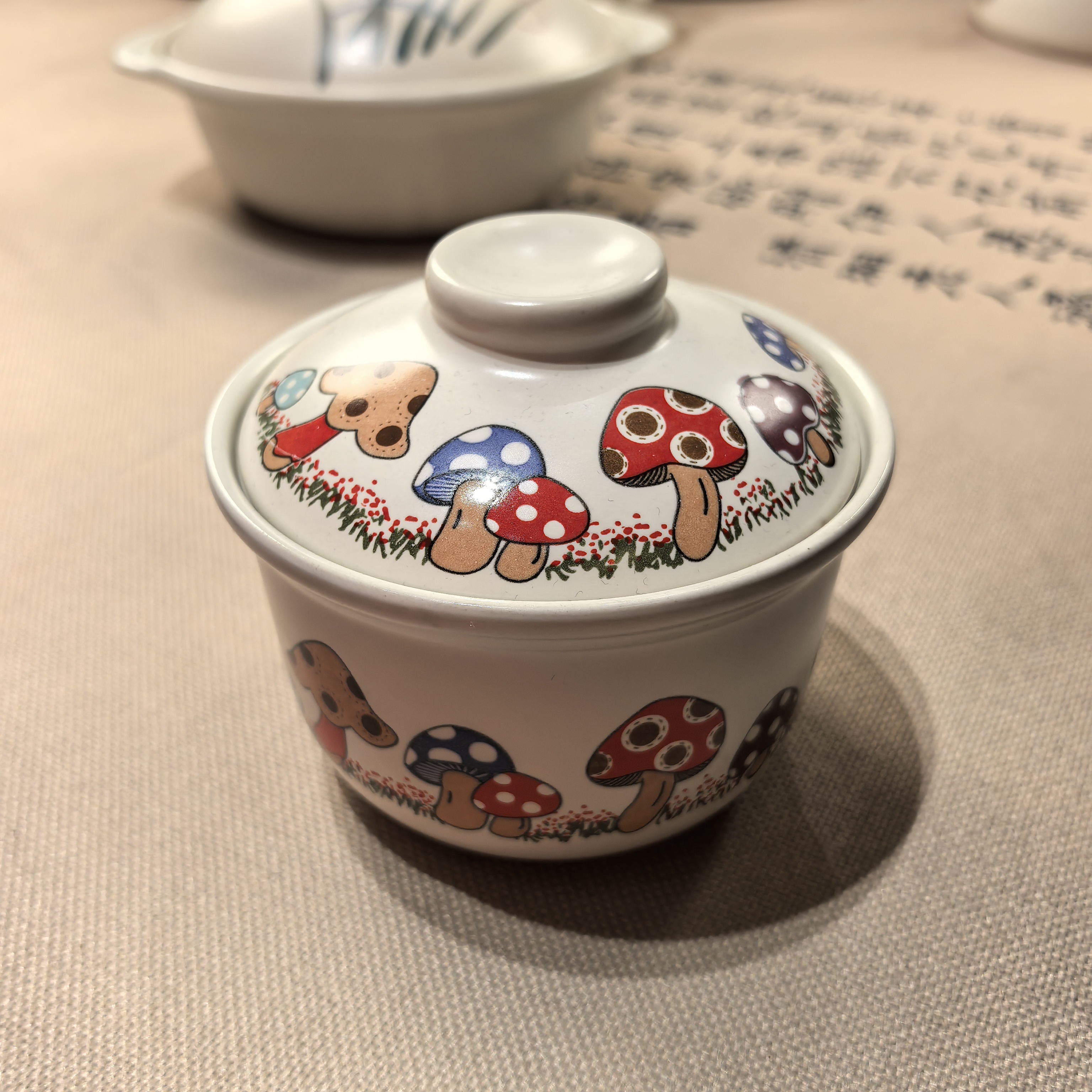 景德镇珍宝砂锅1275蘑菇炖盅450毫升