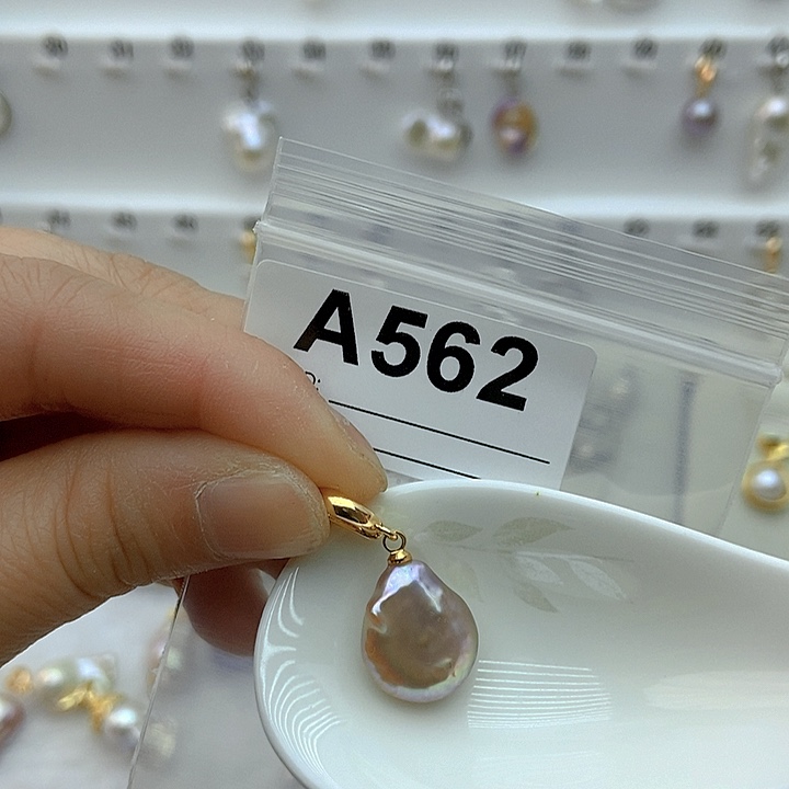 淡水珍珠颈饰银S925镶嵌