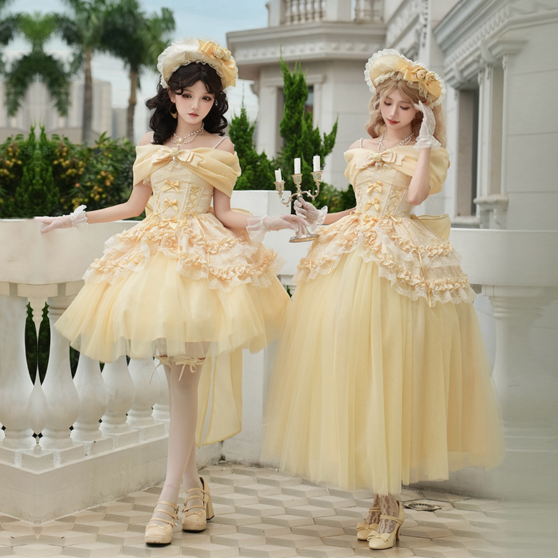 来信与诗·茜茜的巡礼7点set｜WP原创副牌 长短网纱sk鱼骨胸衣lo夏