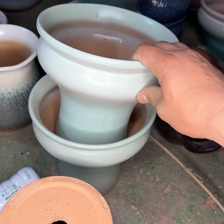 紫砂花盆微瑕花盆处理来啦