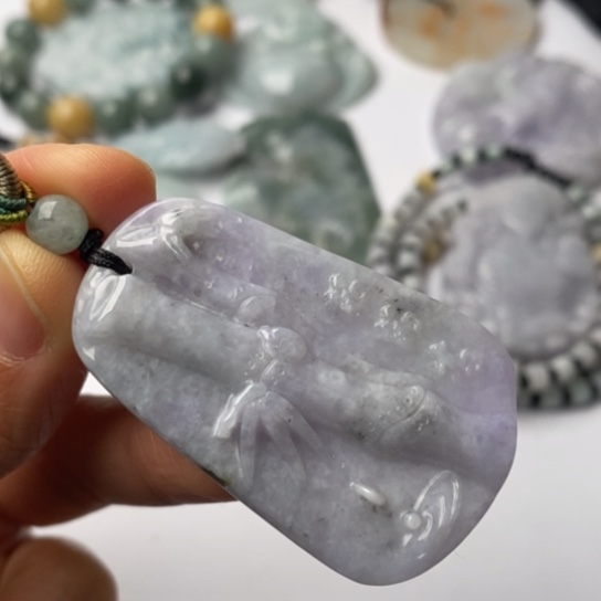 翡翠未镶嵌挂件翡翠