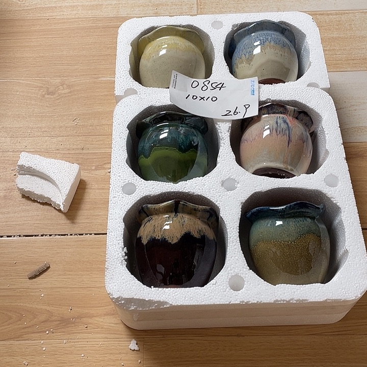 粗陶多肉花盆微瑕854