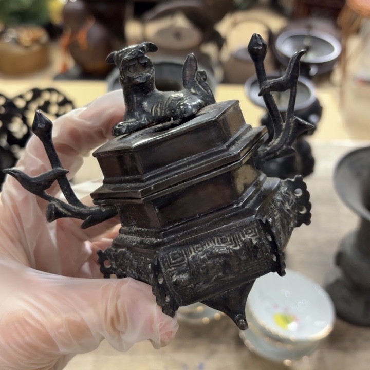 铜古美术置物摆件