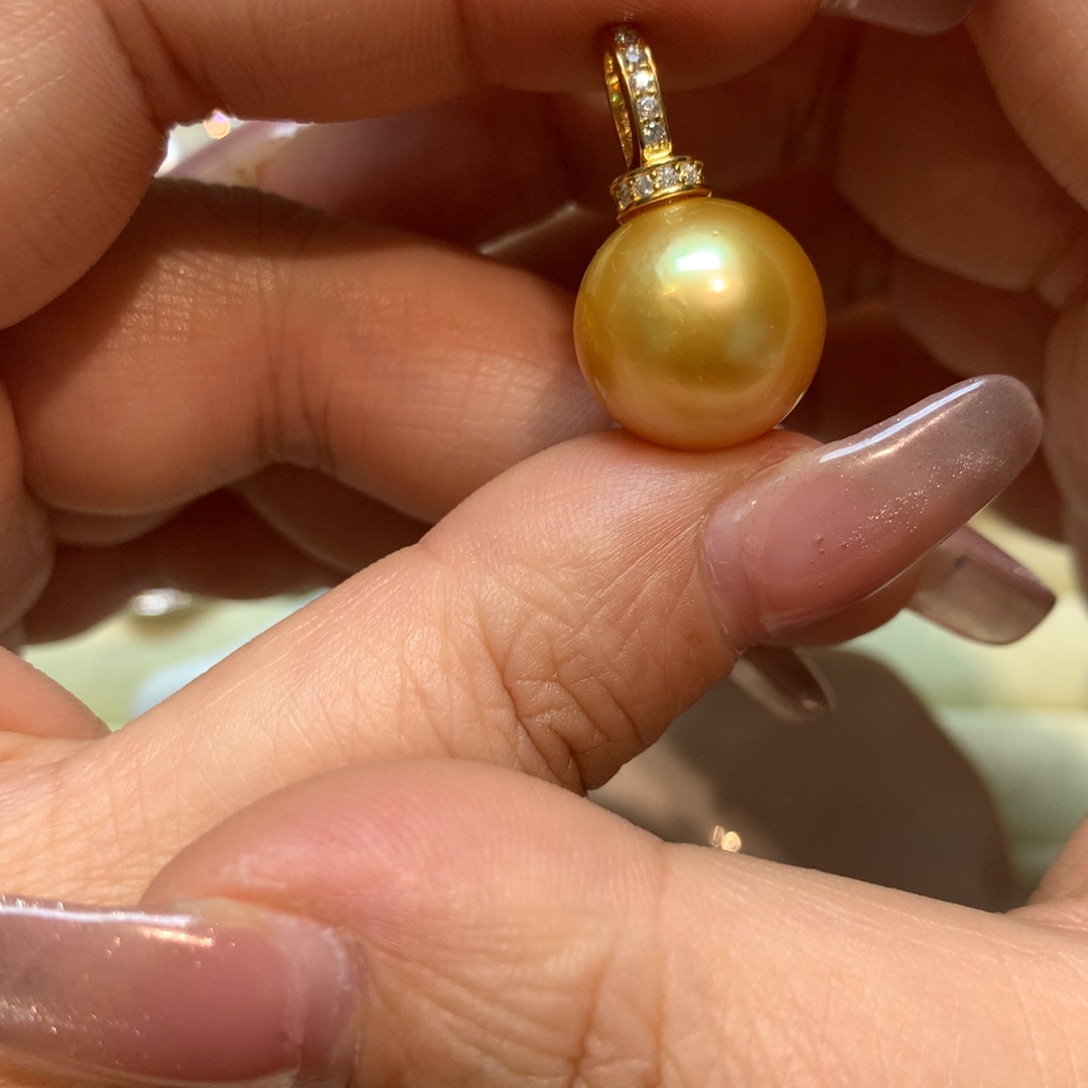 海水珍珠颈饰银S925镶嵌