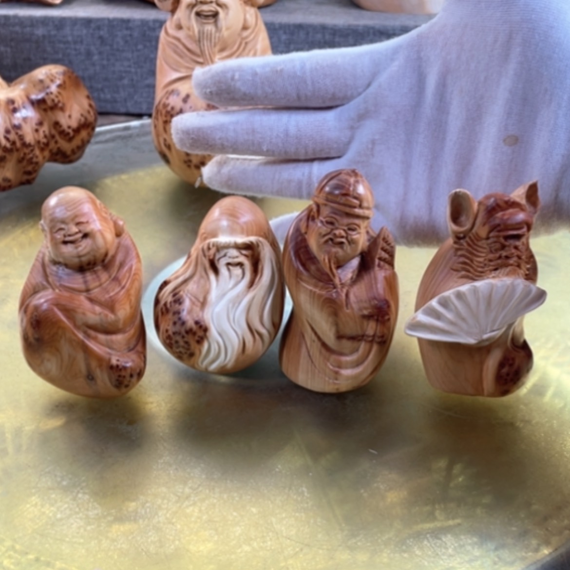 【闪购商品】柏木（崖柏）一**诚崖柏工艺品手把件