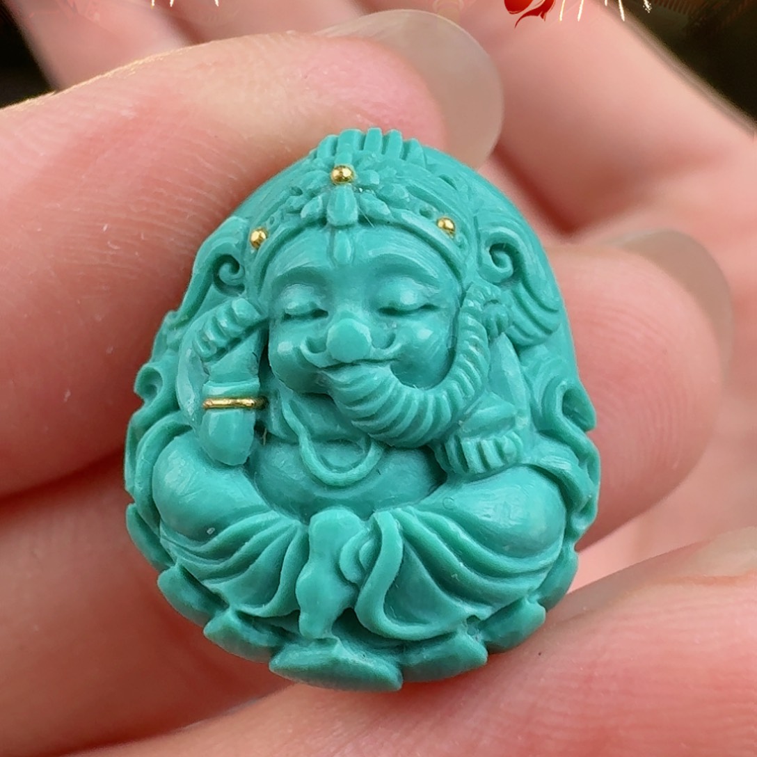 绿松石珠宝奇石未镶嵌