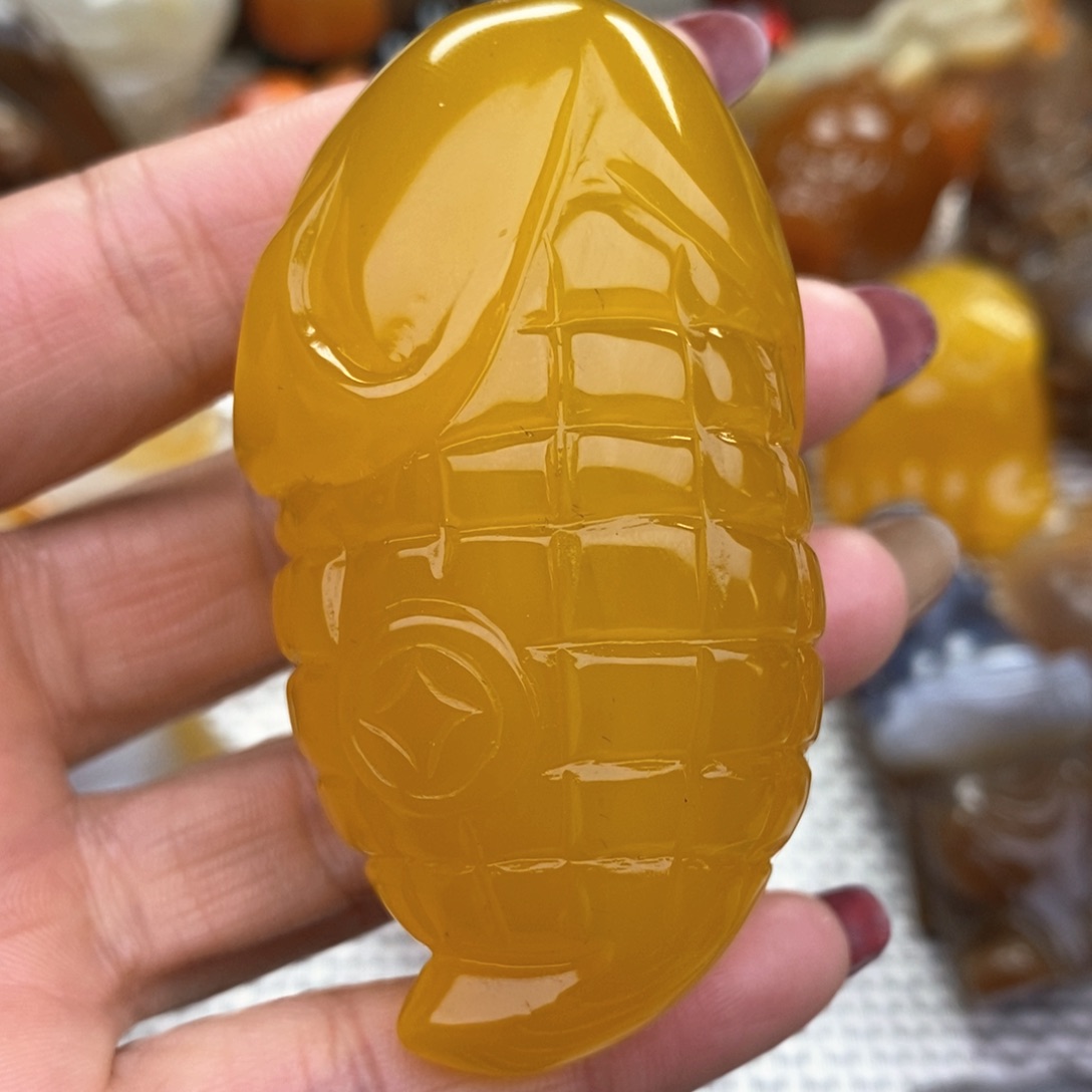 玛瑙/玉髓把件未镶嵌