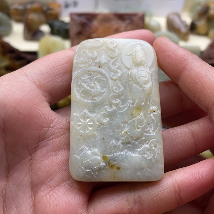 蛇纹石玉颈饰未镶嵌46