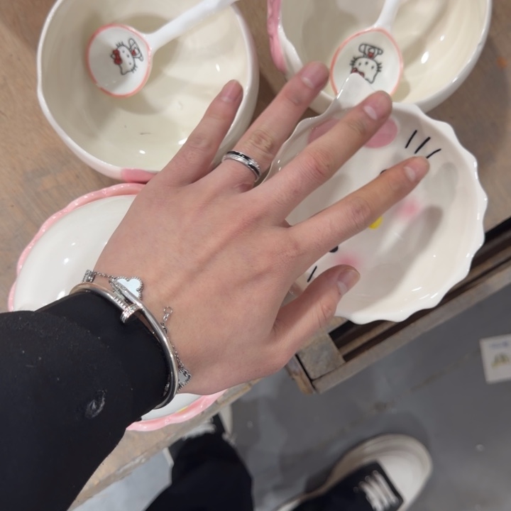 全新正版 釉下彩高温瓷 尾单