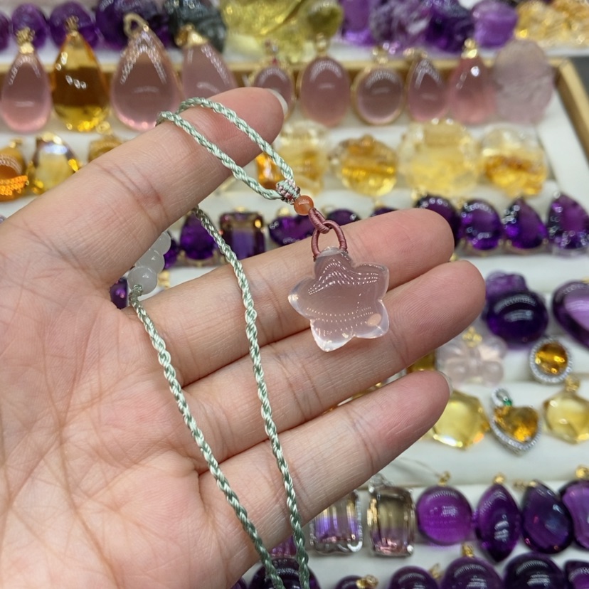 【闪购商品】水晶水晶吊坠未镶嵌