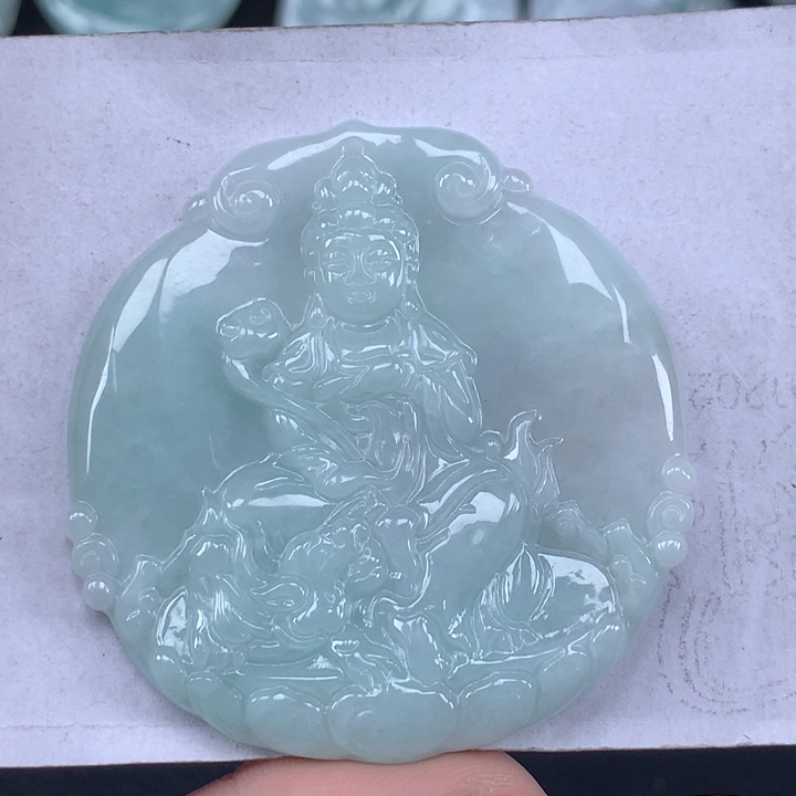 颈饰未镶嵌翡翠文殊