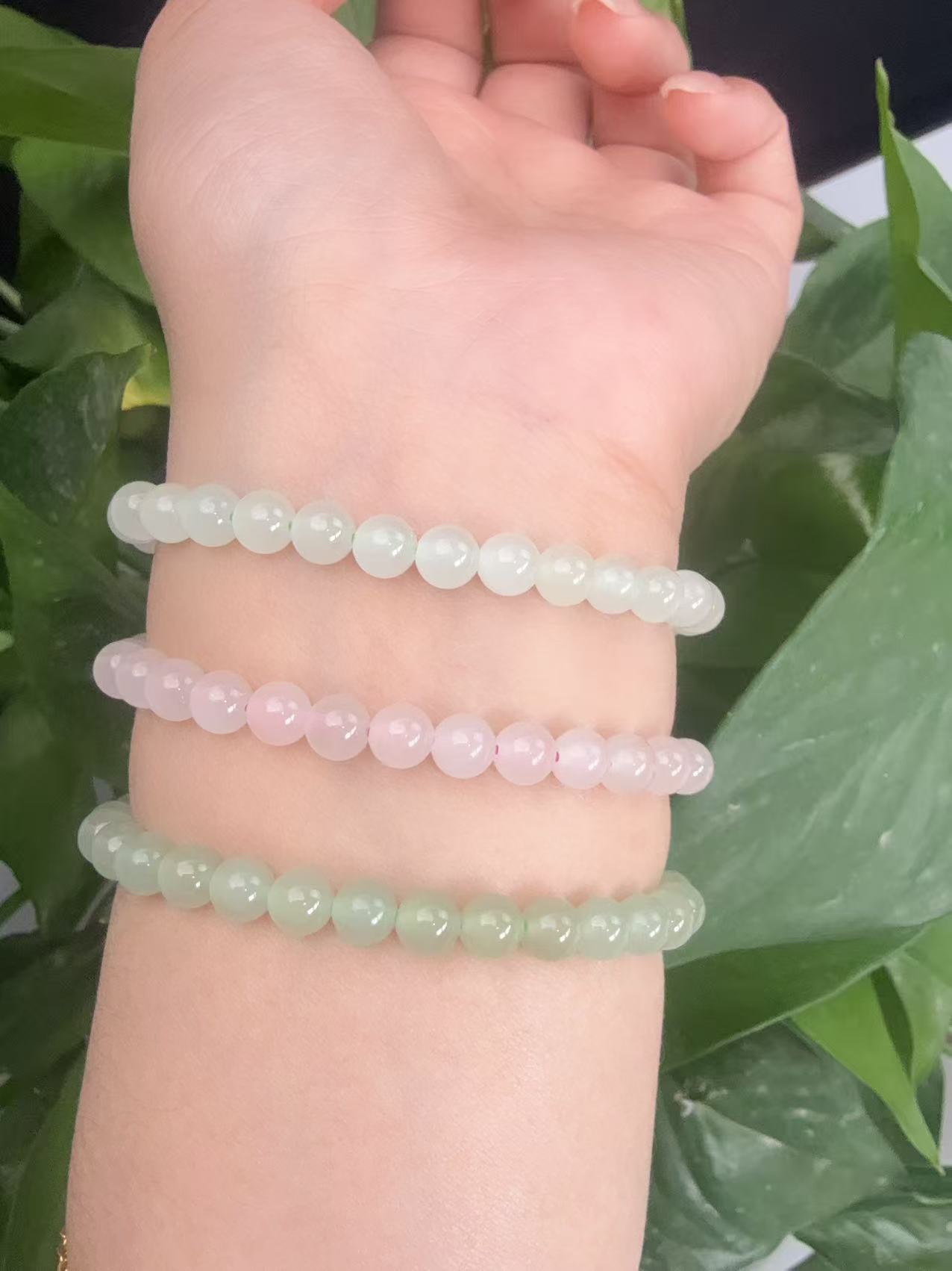 6mm天然和田玉手串 国风简约 多样发一