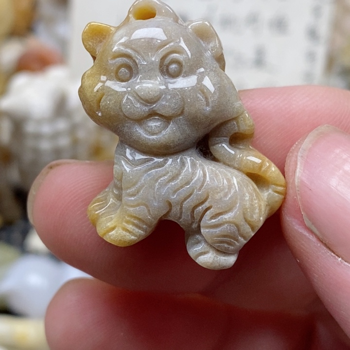 颈饰未镶嵌硅化珊瑚（珊瑚玉）小