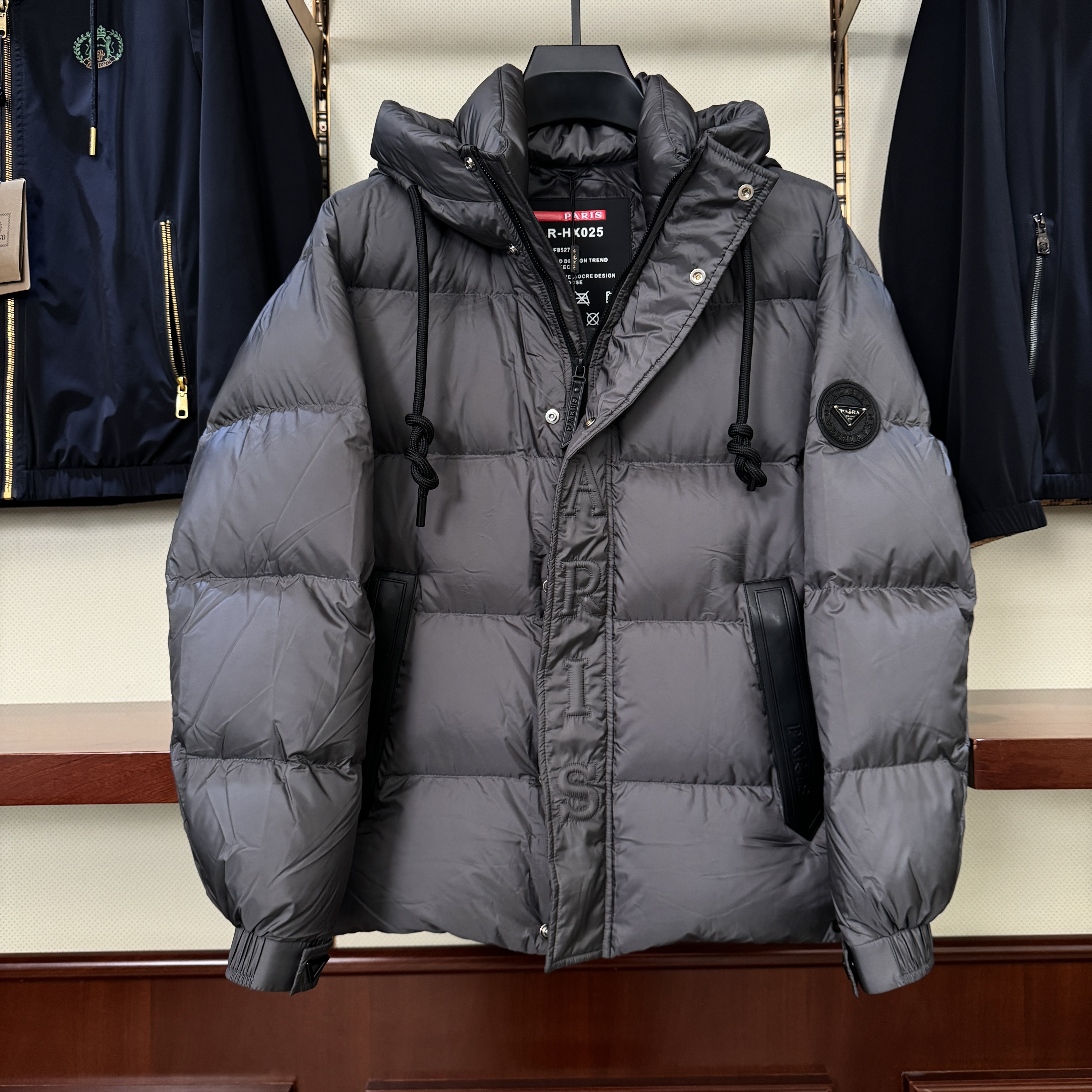 【甄选欧货名品】羽绒服外穿连帽常规款保暖冬季男士加厚男款