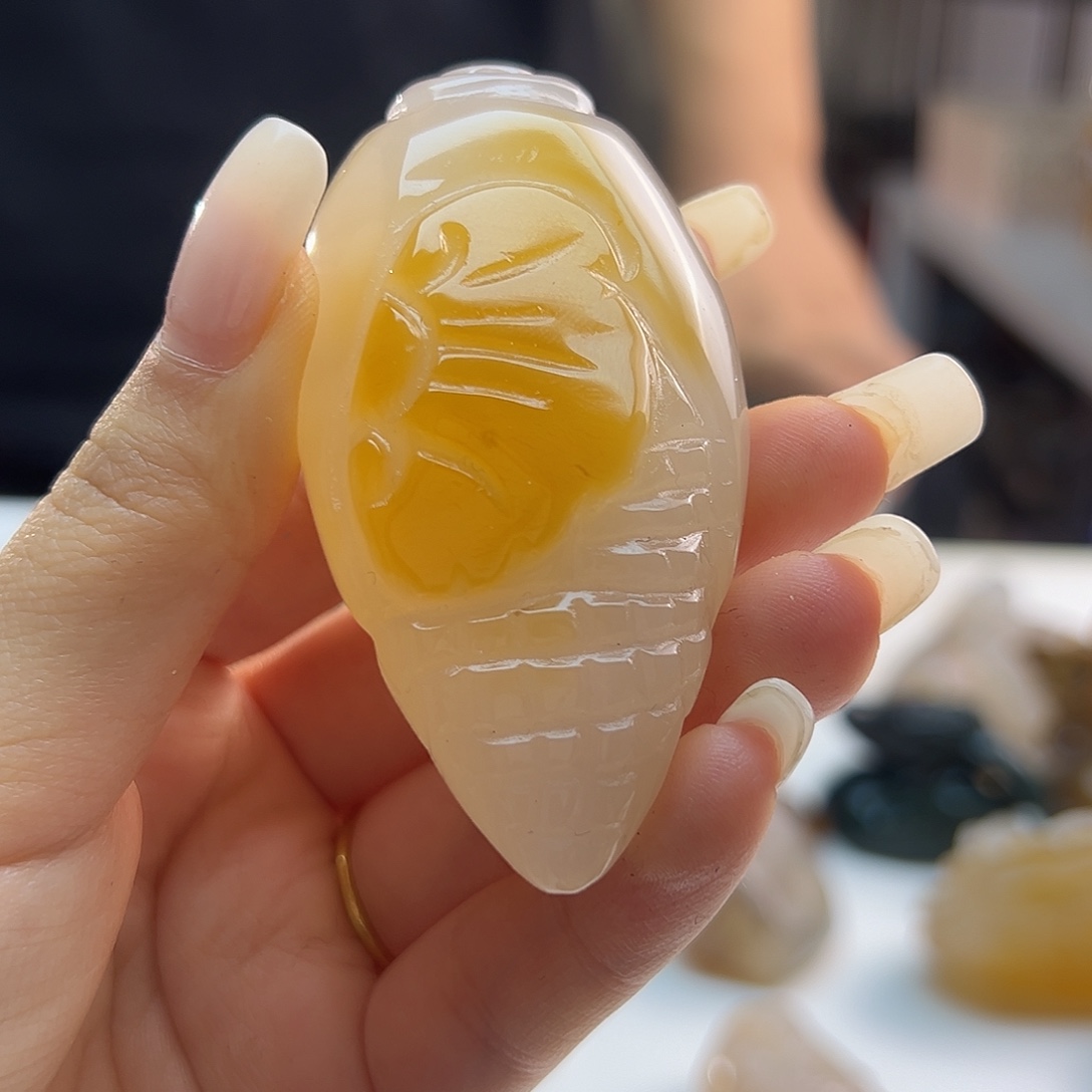 玛瑙/玉髓未镶嵌吊坠(不含链)