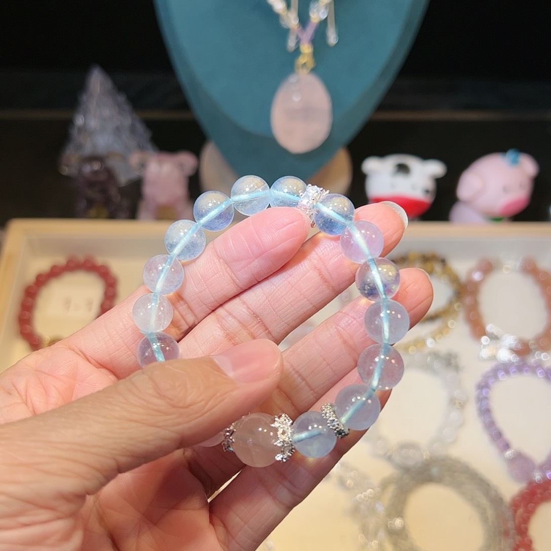 水晶手链未镶嵌海蓝