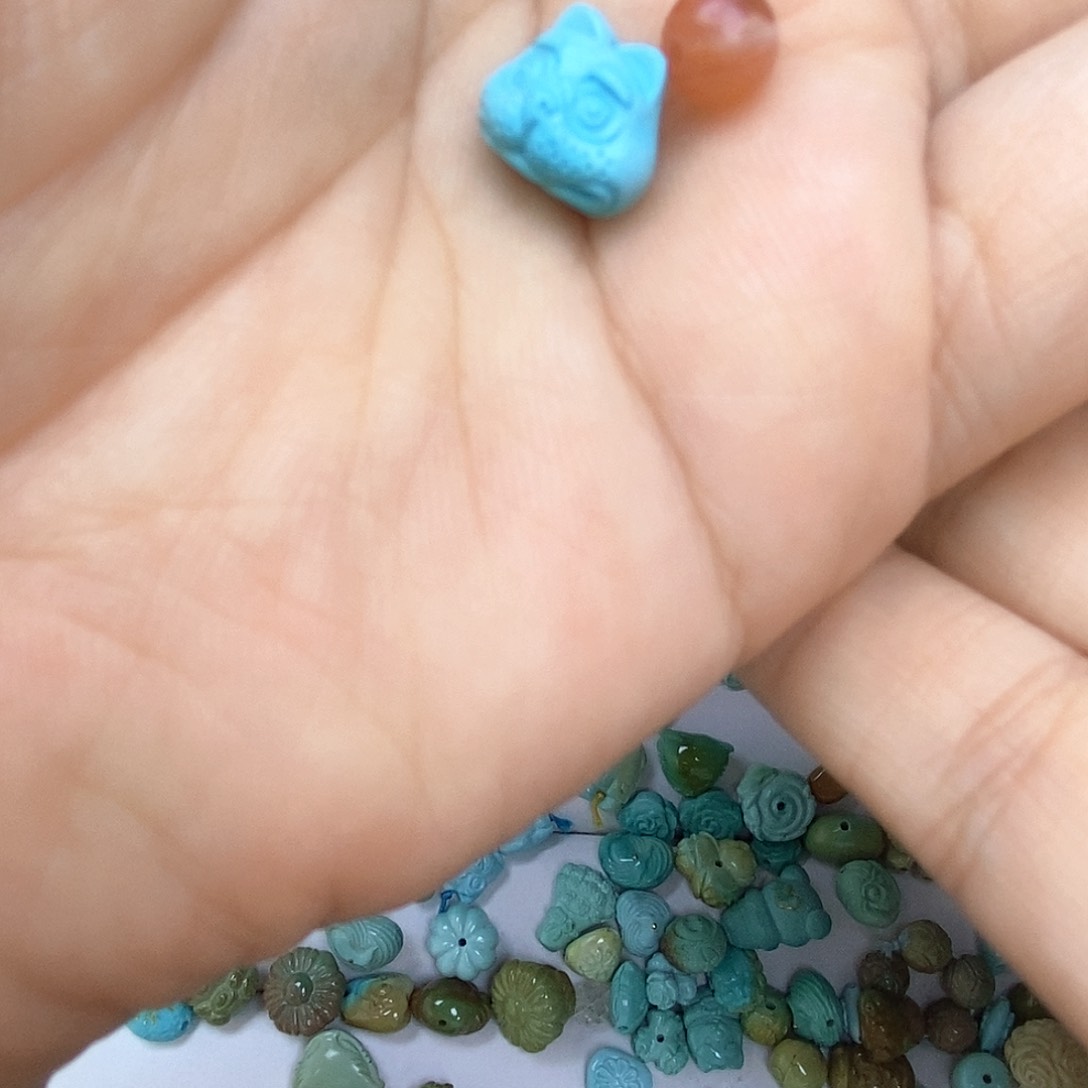 开***秒南红玛瑙配饰未镶嵌