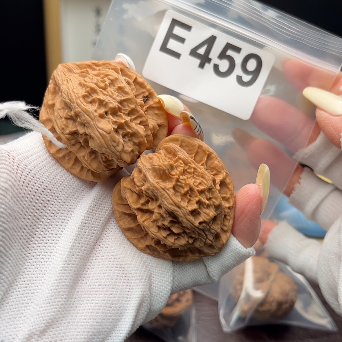 文玩核桃把件42火焰e459