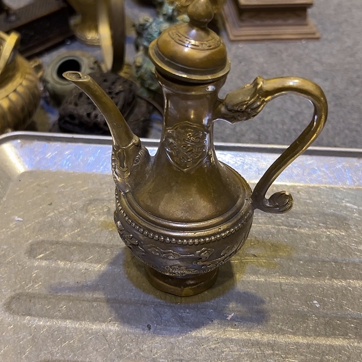 黄铜摆件，文房工艺品摆件