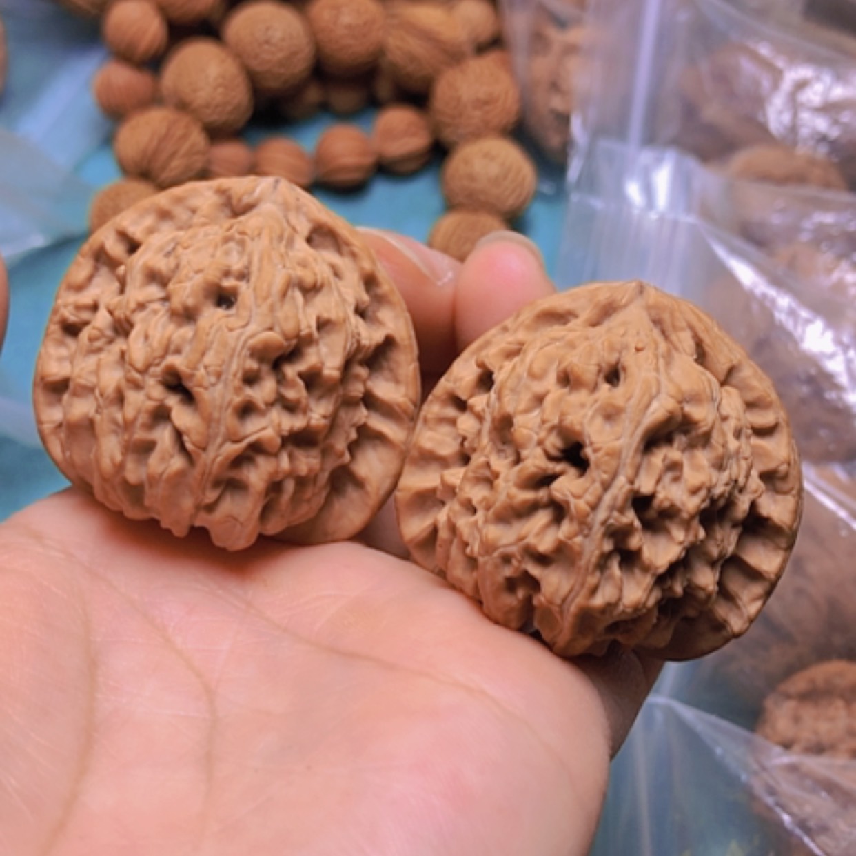 【闪购商品】核桃手串/手链40白狮子修尖