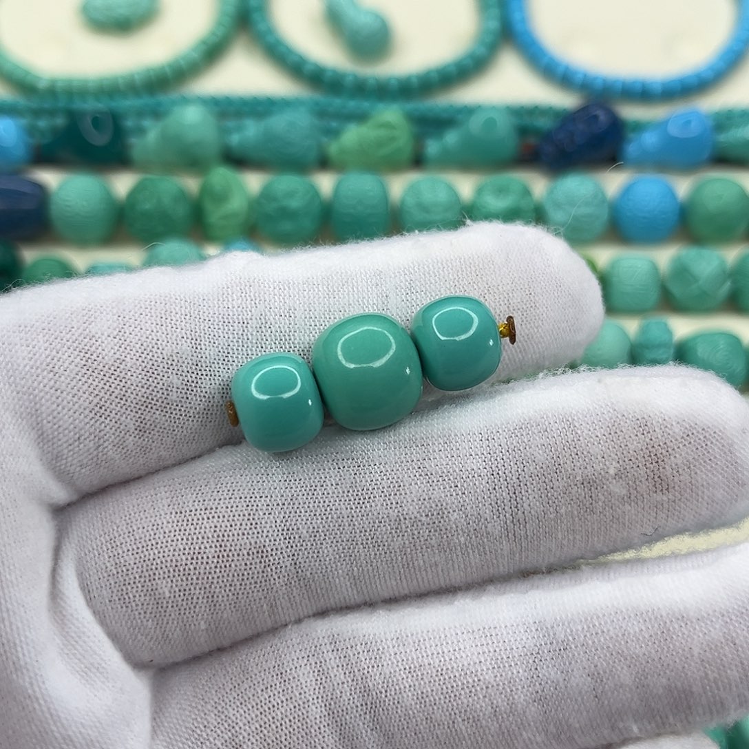 素面老型套装三颗