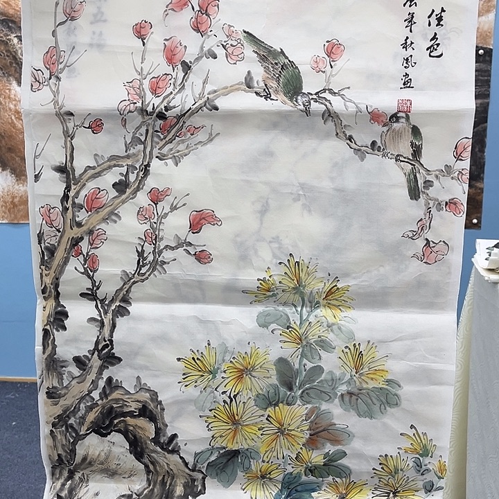国画纯手绘国画作品