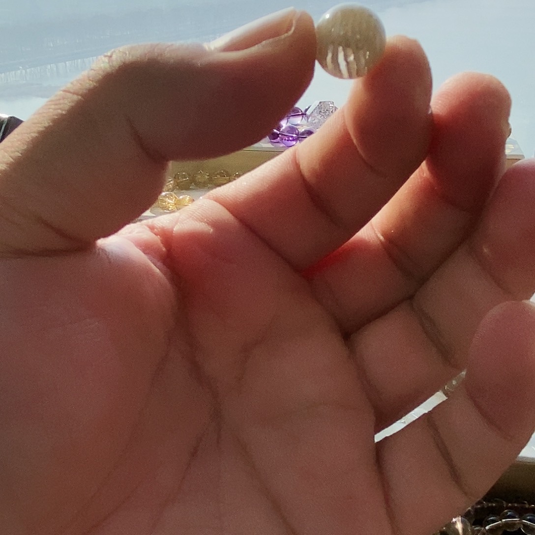 手链水晶未镶嵌白幽灵千层